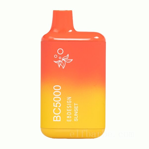 ELF BAR BC5000 Disposable 5000 Trekjes Sunset 650 mAh